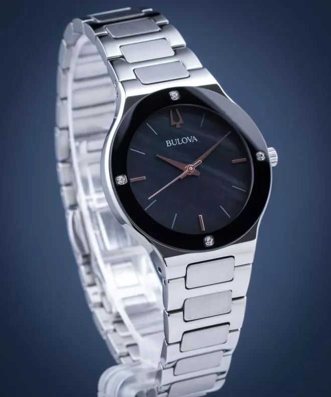 Dámské hodinky Bulova Futuro Milennia - 4 Diamonds 96R231 96R231