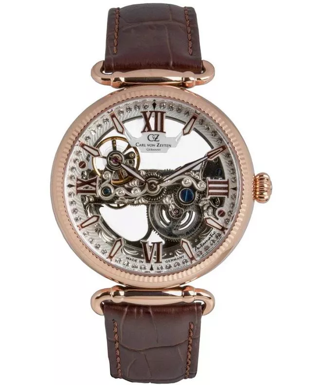 Hodinky dámské Carl von Zeyten Hausern Skeleton Automatic Limited Edition CVZ0083RWHS