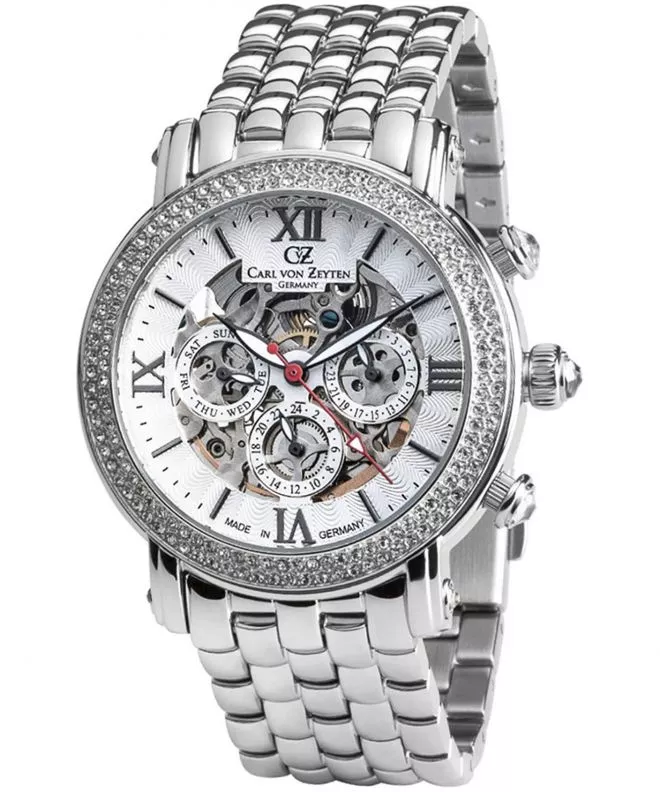 Hodinky Carl von Zeyten Kniebis Skeleton Automatic CVZ0062WHMS