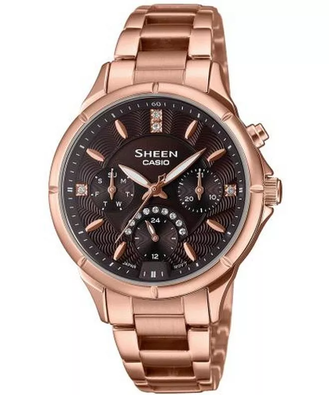 Dámské hodinky Casio Sheen Pink Gold SHE-3047PG-5AUER SHE-3047PG-5AUER