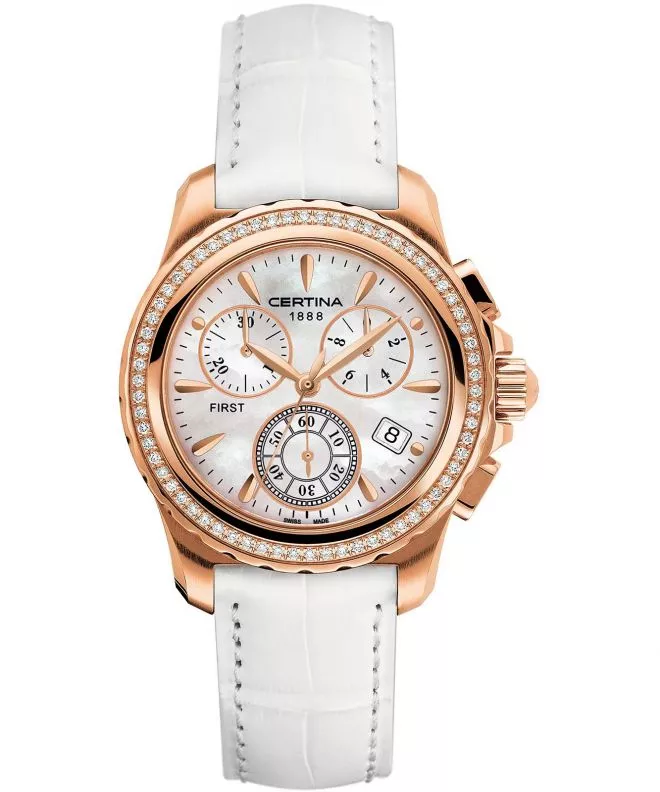 Dámské hodinky Certina DS First Lady Diamonds Gold 18K C900.217.76.117.00 (C9002177611700)