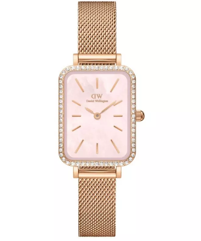 Hodinky Daniel Wellington Quadro Lumine Bezel Melrose Pink 40 DW00100669