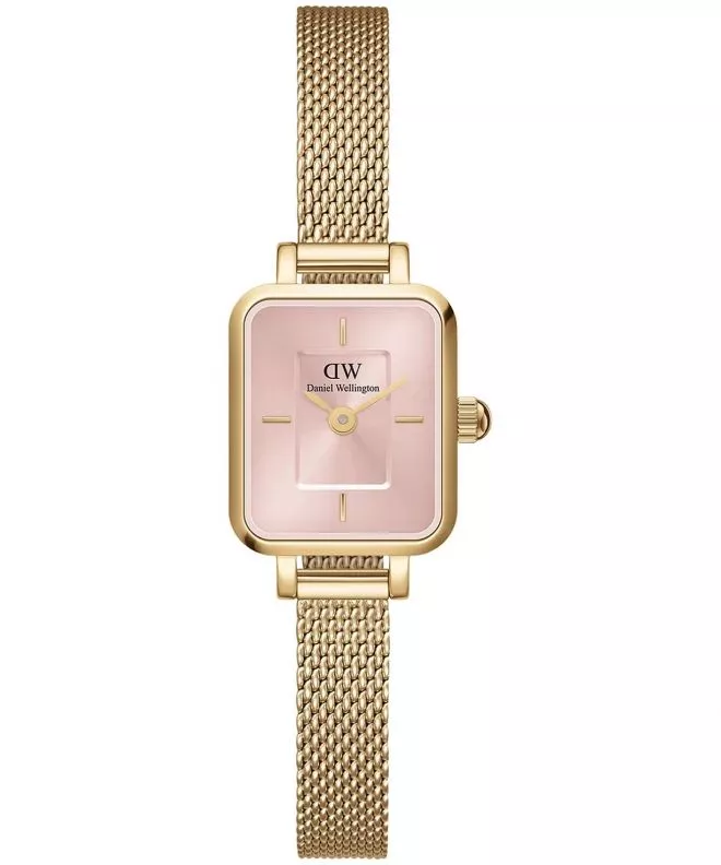 Hodinky dámské Daniel Wellington Quadro Mini Evergold Blush 15 DW00100655