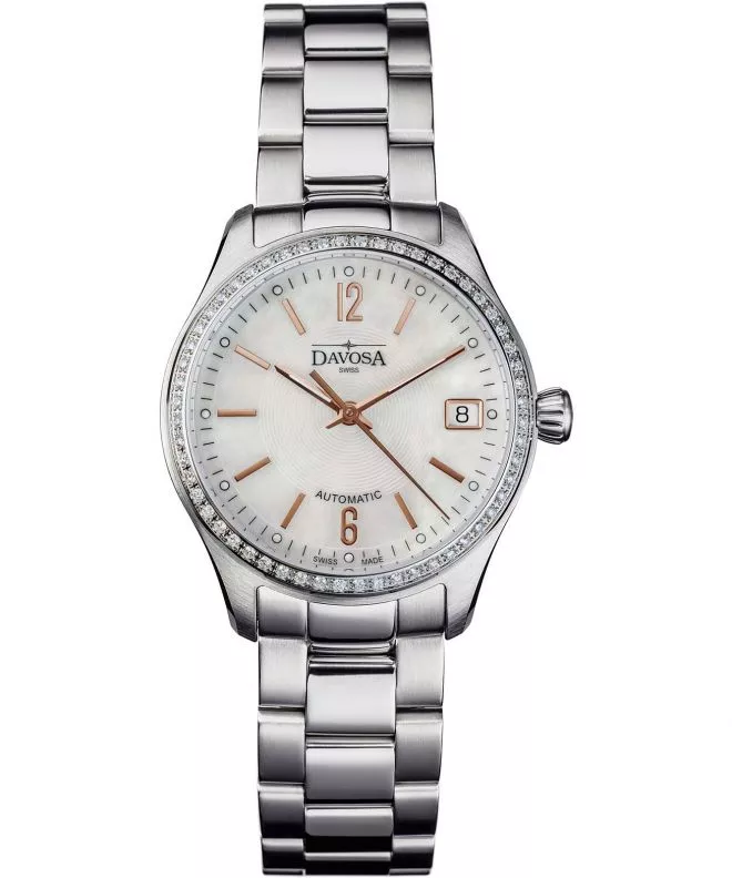 Dámské hodinky Davosa Newton Lady Diamond Automatic 166.193.15 166.193.15