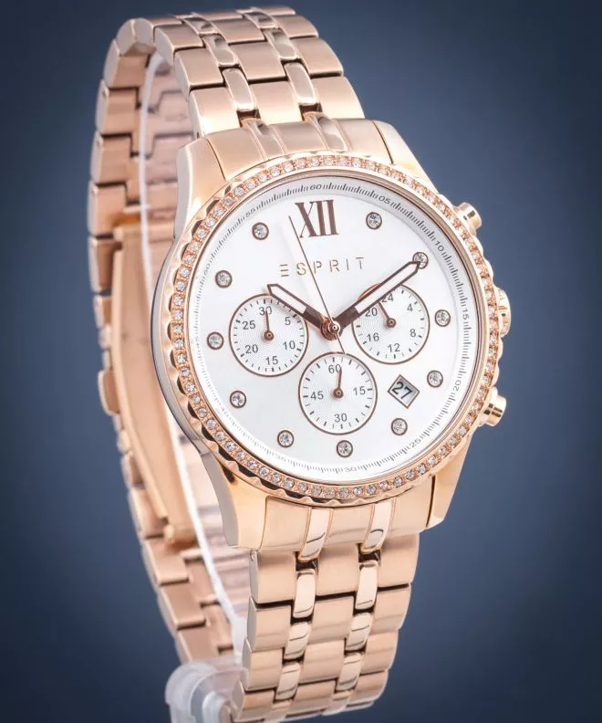 Dámské hodinky Esprit Rose Gold Chronograph ES108732002 ES108732002