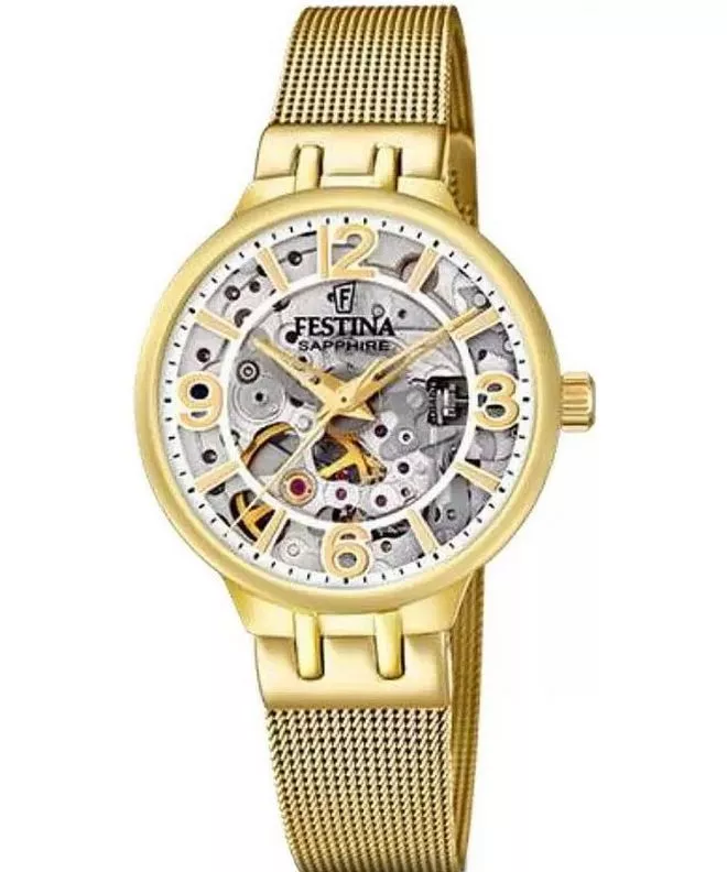 Dámské hodinky Festina Automatic Skeleton F20580/1 F20580/1