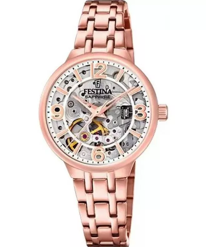 Dámské hodinky Festina Automatic Skeleton F20616/1 F20616/1