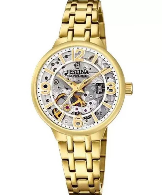 Dámské hodinky Festina Automatic Skeleton F20617/1 F20617/1