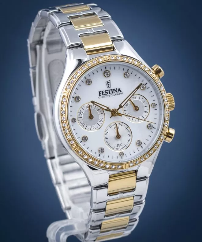 Dámské hodinky Festina Boyfriend Chronograph F20402/1 F20402/1