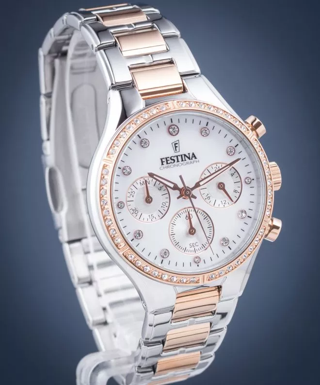 Dámské hodinky Festina Boyfriend Collection Chronograph F20403/1 F20403/1