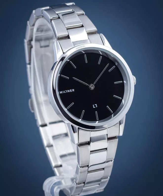 Dámské hodinky Millner Chelsea S Silver Black CCSSB CCSSB
