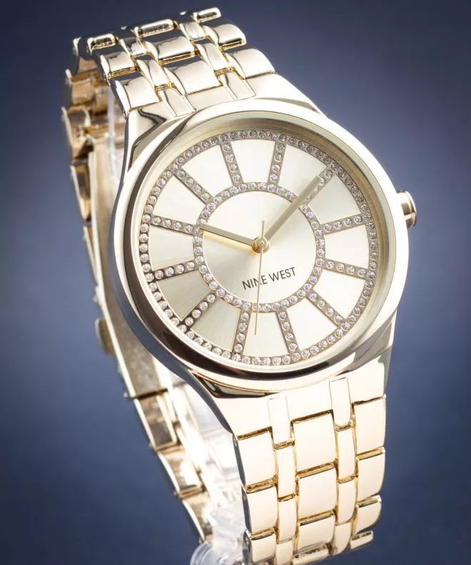 Dámské hodinky Nine West Glitter Accented NW-1806CHGB NW-1806CHGB