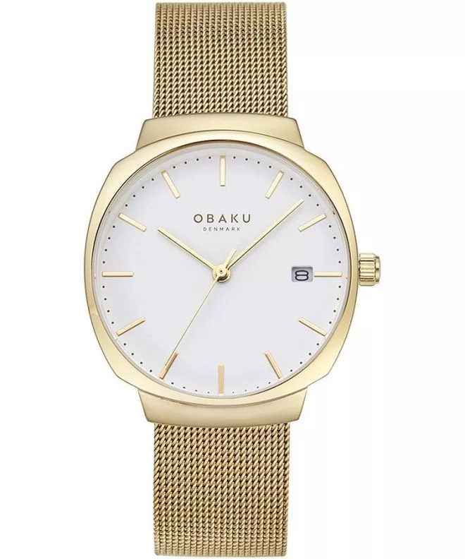 Hodinky Obaku Felt Lille Gold V273LDGWMG