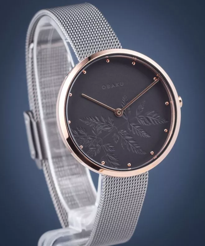 Dámské hodinky Obaku Hassel Natur Granite V219LXVKMJ V219LXVKMJ