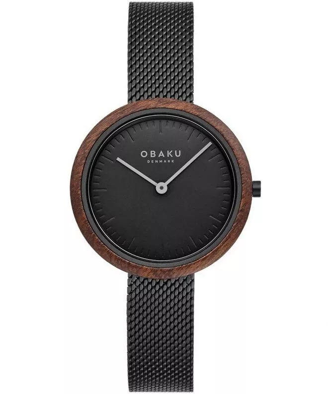 Hodinky Obaku Trae Lille Charcoal V245LXBBMB