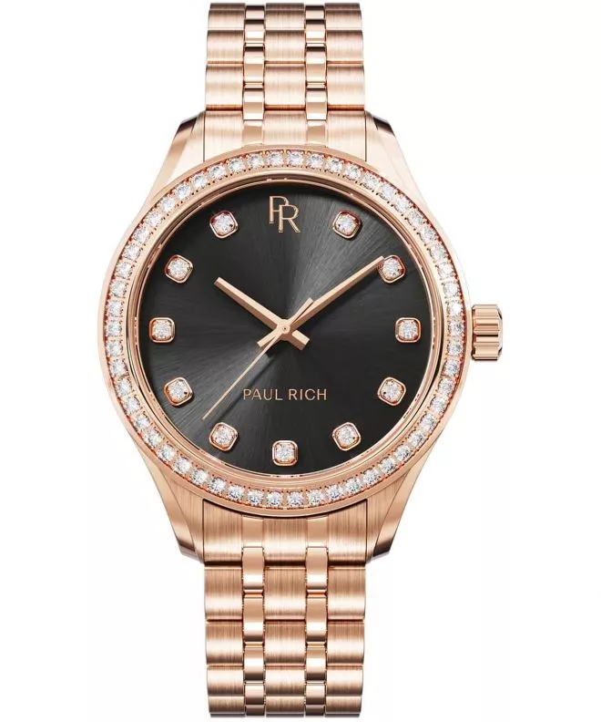 Hodinky Paul Rich Crystelle Rose Gold Black 717931446271