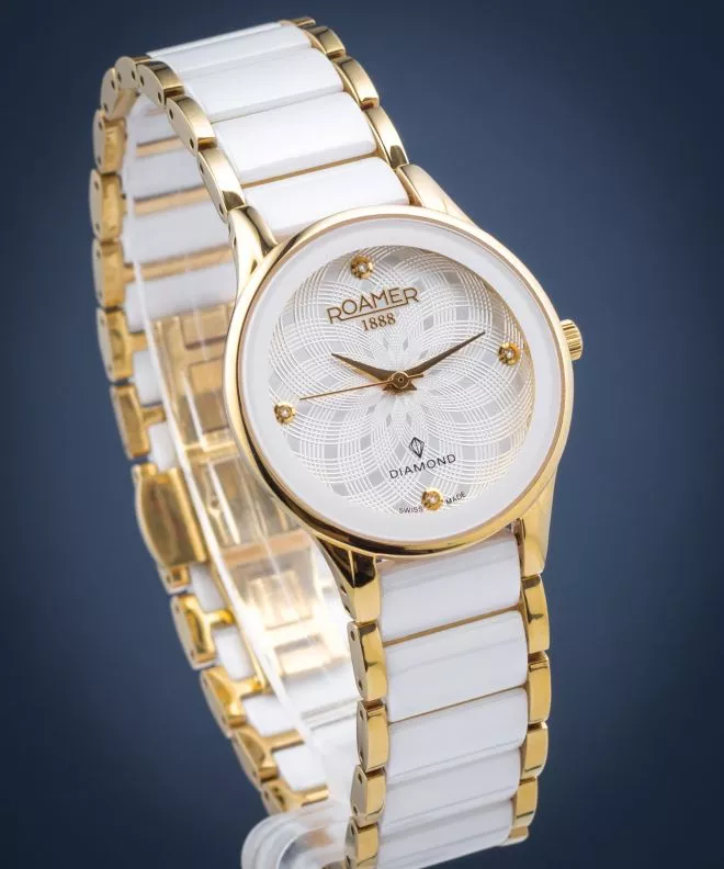 Hodinky Roamer Ceraline Saphira Diamond 677981 48 20 60 (677981.48.20.60)