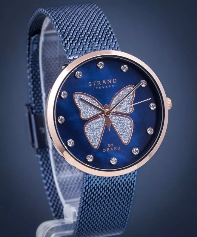 Dámské hodinky Strand by Obaku Butterfly S700LXVLML-DB S700LXVLML-DB