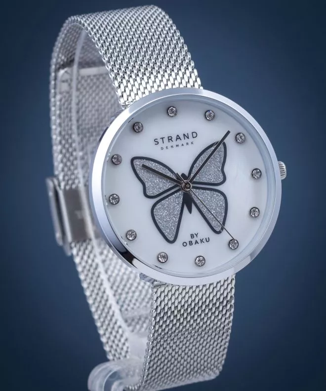 Dámské hodinky Strand by Obaku Butterfly S700LXCWMC-DB S700LXCWMC-DB