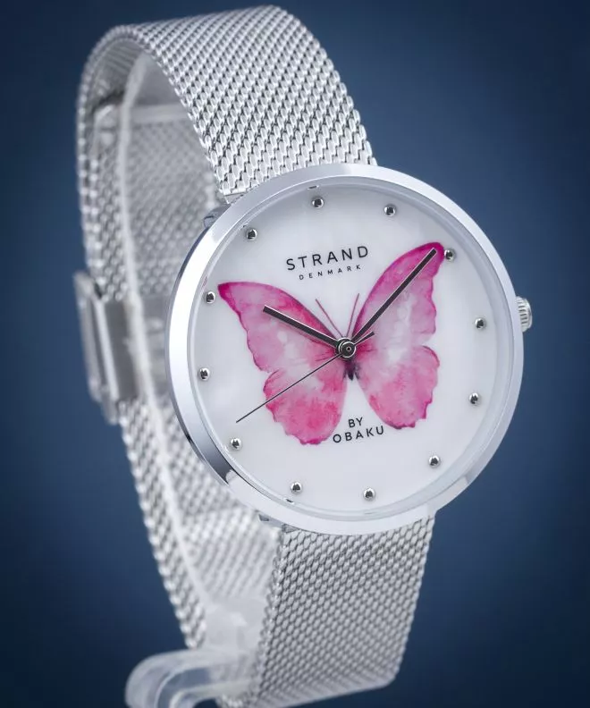 Dámské hodinky Strand by Obaku Butterfly S700LXCWMC-DBP S700LXCWMC-DBP