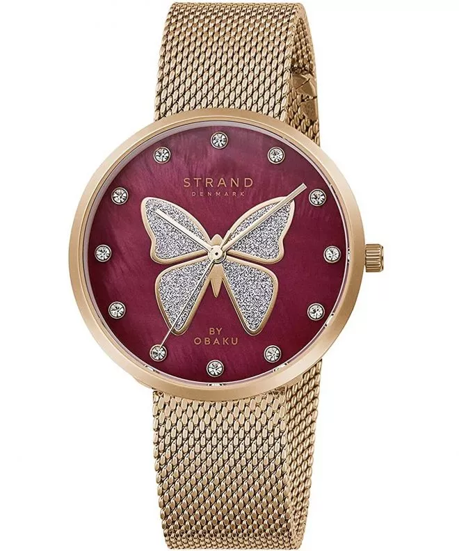 Dámské hodinky Strand by Obaku Butterfly S700LXVDMV-DB S700LXVDMV-DB