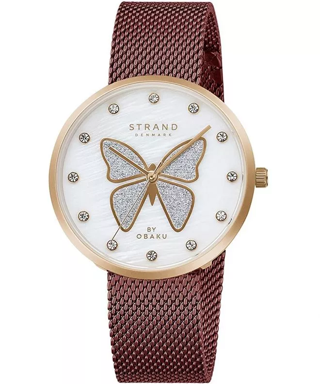 Dámské hodinky Strand by Obaku Butterfly S700LXVWMD-DB S700LXVWMD-DB