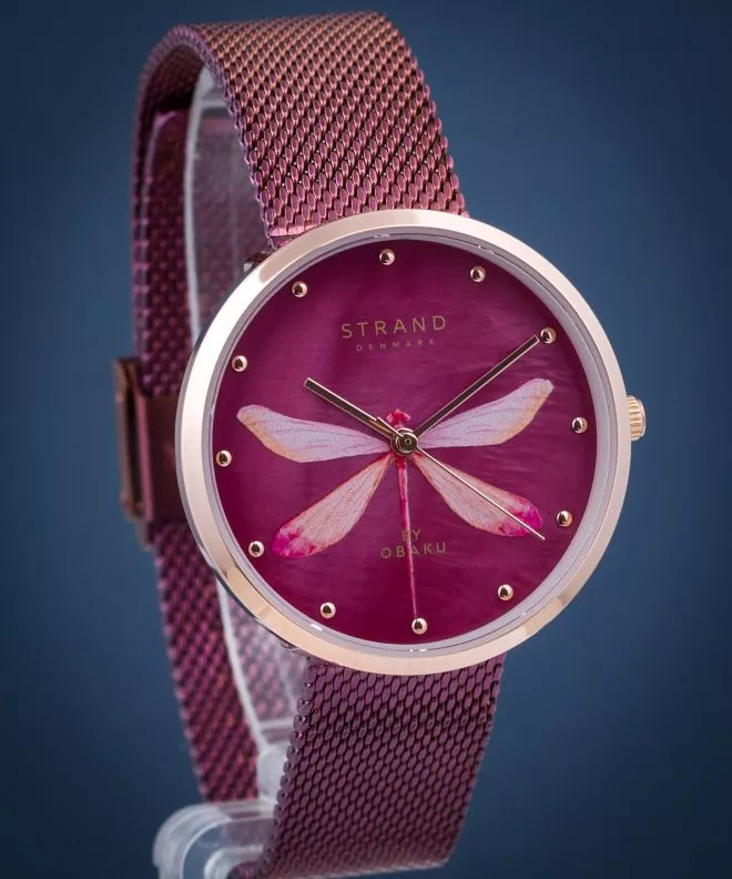 Dámské hodinky Strand by Obaku Dragonfly S700LXVDMD-DDP S700LXVDMD-DDP