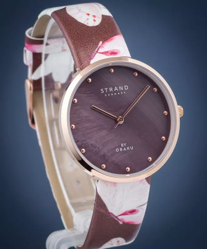 Dámské hodinky Strand by Obaku Jolene S700LXVNPN-DJB S700LXVNPN-DJB