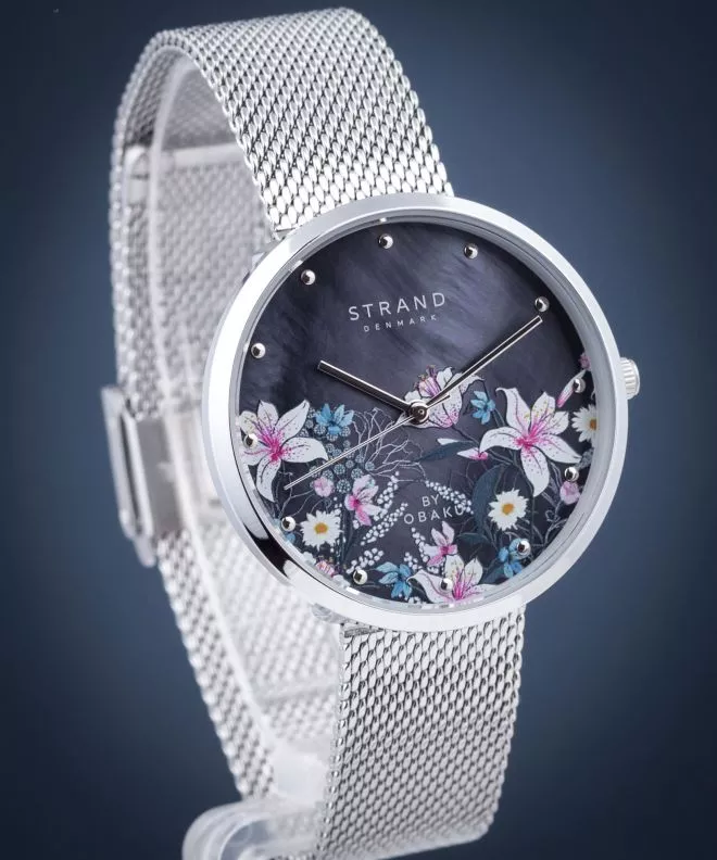 Dámské hodinky Strand by Obaku Flower S700LXCBMC-DF S700LXCBMC-DF