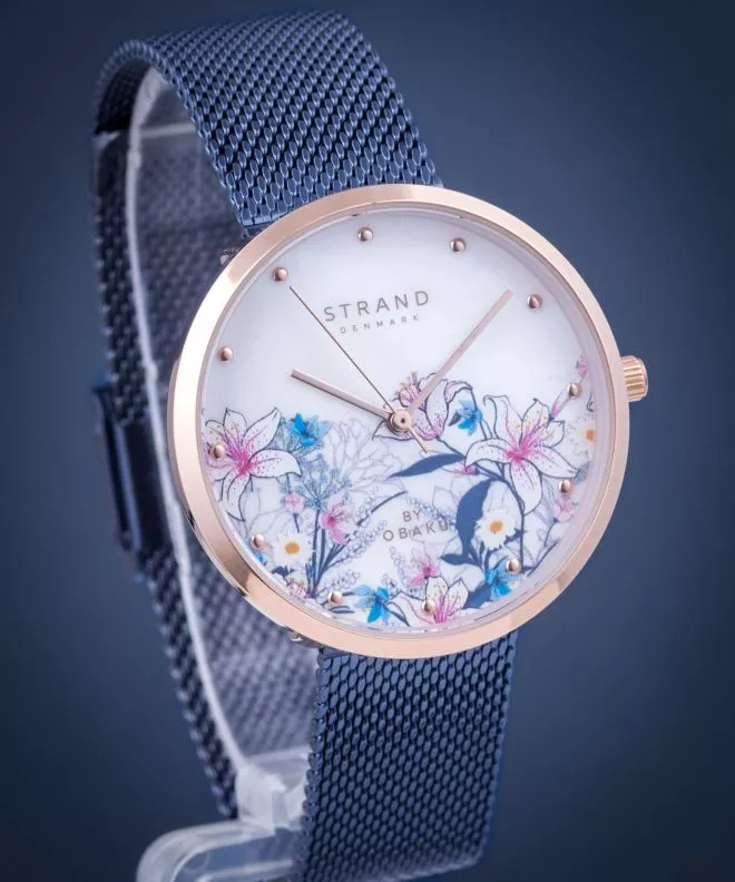 Dámské hodinky Strand by Obaku Flower S700LXVWML-DF S700LXVWML-DF
