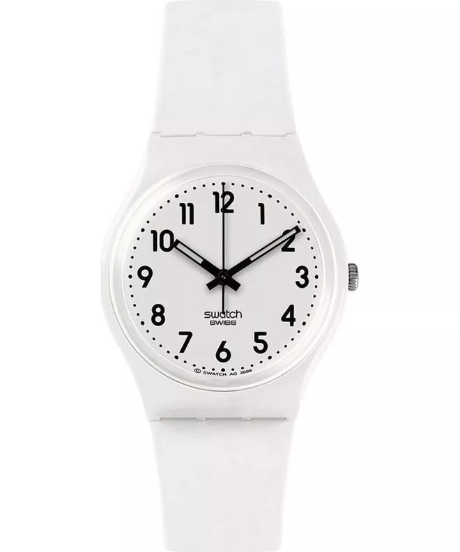 Hodinky Swatch Just White Soft GW151O