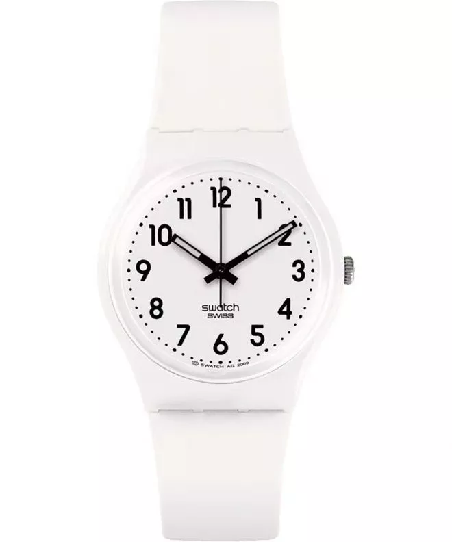 Hodinky Swatch Just White Soft SO28W107-S14