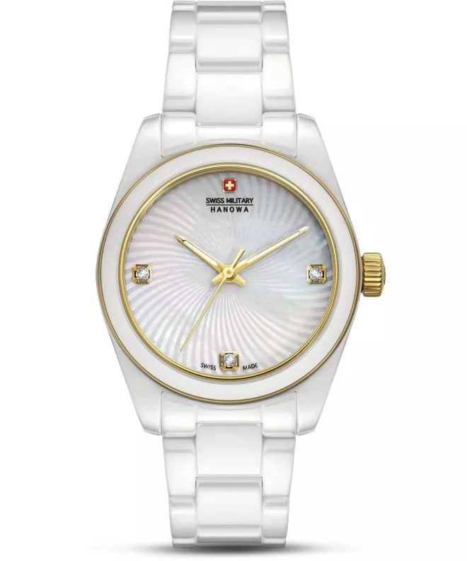 Hodinky Swiss Military Hanowa Swiss Recruit Lady Diamonds Ceramic SMWLG0005102
