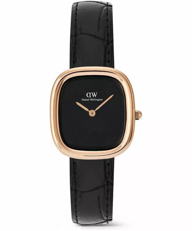 Hodinky dámské Daniel Wellington Margot Reading Onyx Ceramic Rose Gold DW00100881
