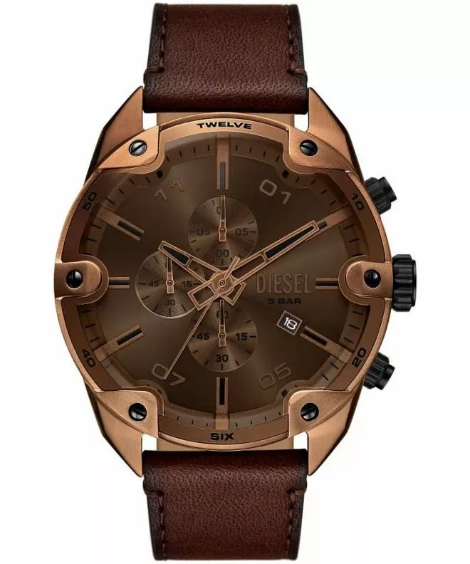 Hodinky pánské Diesel Spiked Spiked Chronograph DZ4698