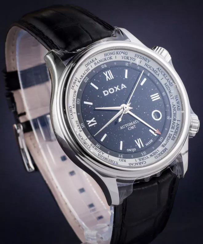 Pánské hodinky Doxa Blue Planet Automatic GMT Limited Edition D181SBU D181SBU