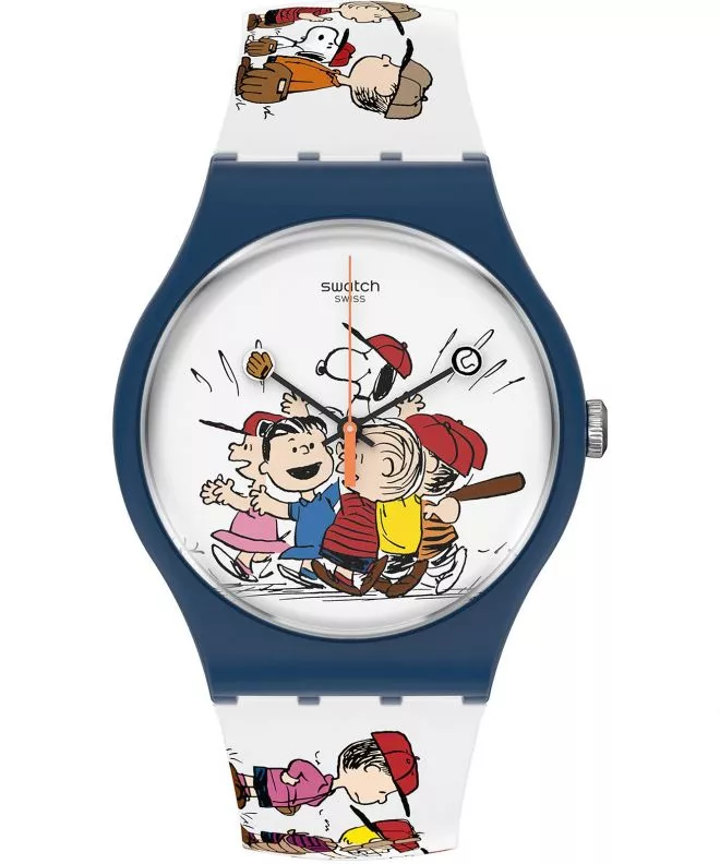 Dětská hodinky Swatch Peanuts First Base SO29Z107