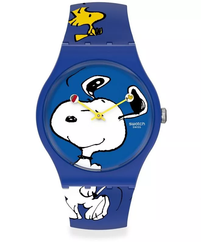 Dětská hodinky Swatch Peanuts Hee Hee Hee SO29Z106