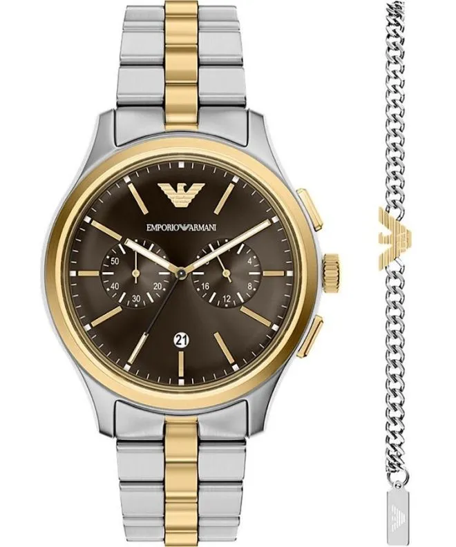 Hodinky pánské Emporio Armani Dario Chronograph AR80084SET