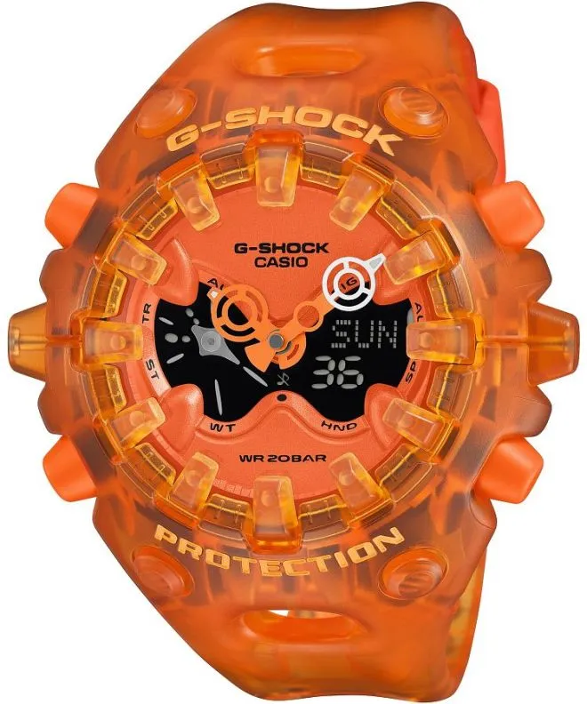 Hodinky unisex G-SHOCK GA-V01 Series Big Case Transparent GA-V01SKE-4AER