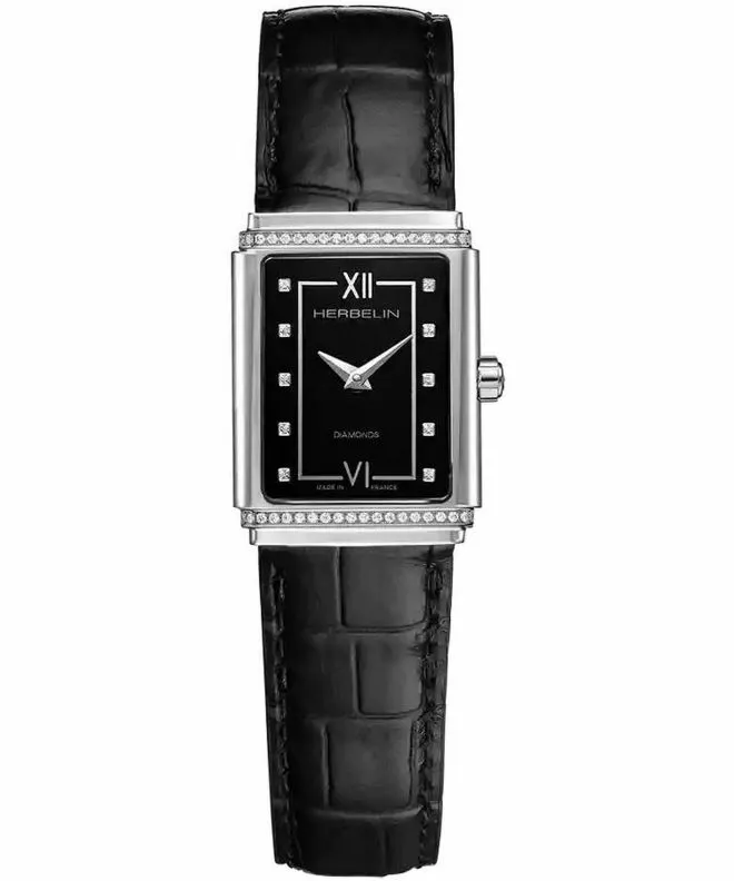 Hodinky unisex Herbelin 1925’s EMPIRE Art Déco Diamonds Diamond 17577AP40Y84