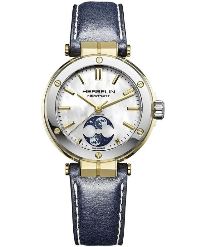 Hodinky dámské Herbelin Newport Moonphase Automatic 2879T1N19BL