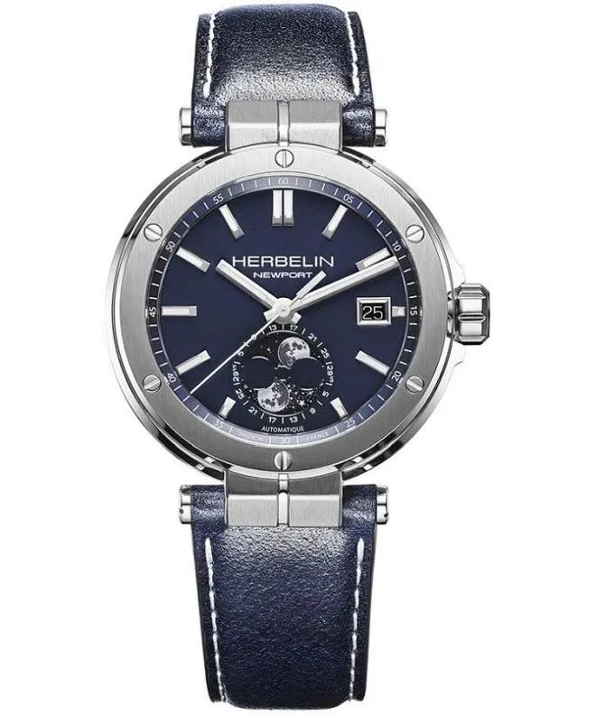 Hodinky pánské Herbelin Newport Moonphase Automatic 2889A15LBL