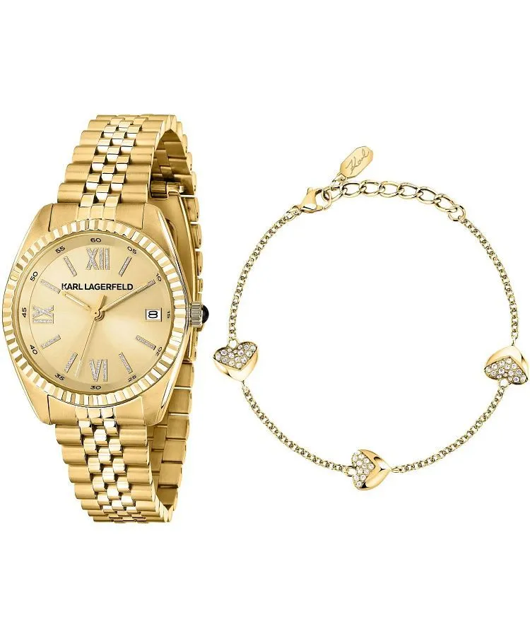 Hodinky dámské KARL LAGERFELD Timeless Code SET R0553108501