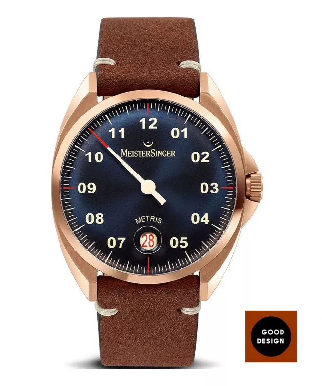 Hodinky Meistersinger Metris Bronze Line Automatic ME917BR_SVF02-1 ME917BR_SVF02-1