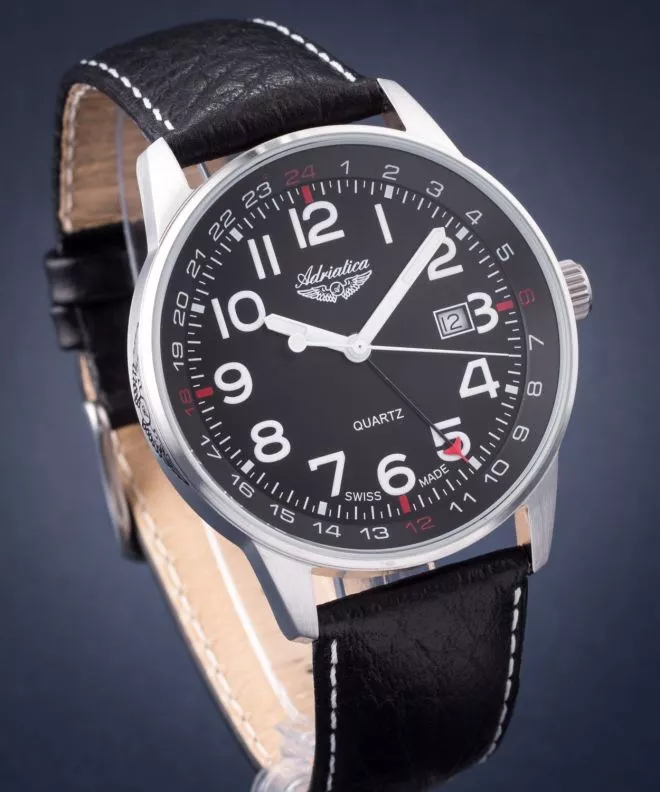 Pánské hodinky Adriatica Aviator A1067.5224Q A1067.5224Q
