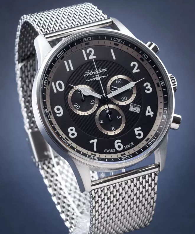 Pánské hodinky Adriatica Chronograph A1076.5124CHXL A1076.5124CHXL