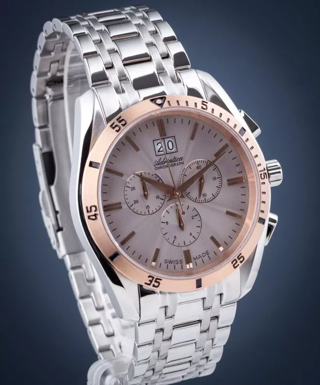 Pánské hodinky Adriatica Chronograph A8202.R117CH A8202.R117CH