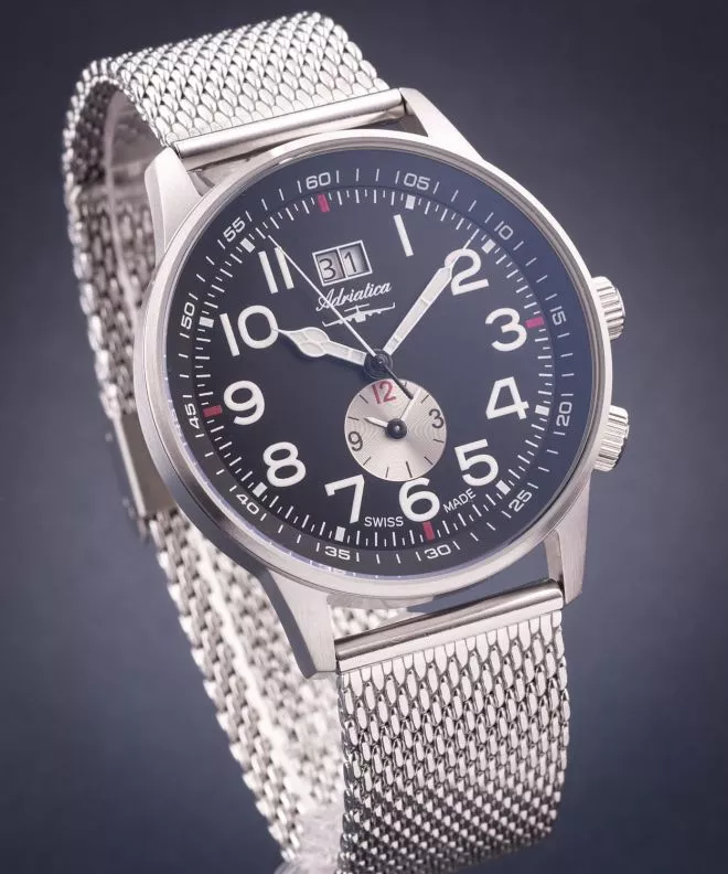Pánské hodinky Adriatica Aviator A1066.5124Q A1066.5124Q