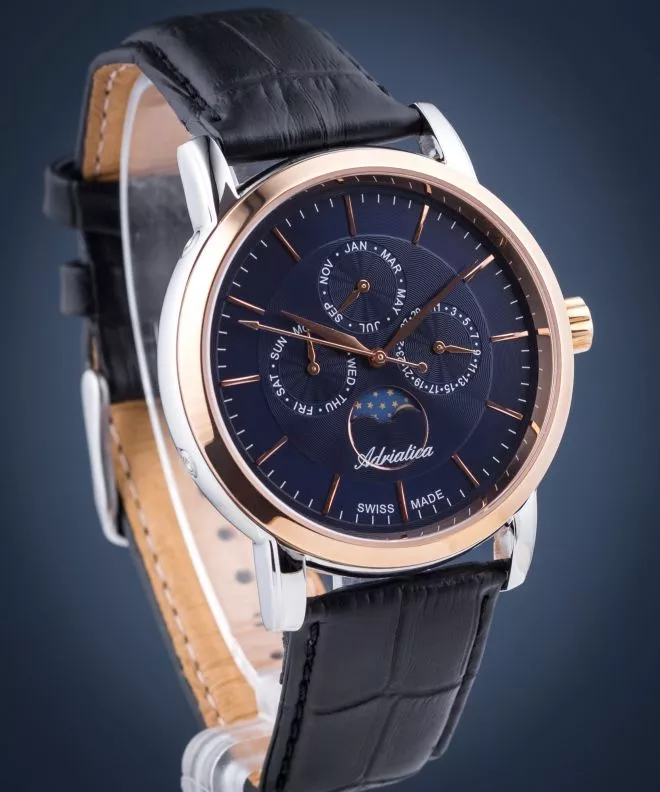 Pánské hodinky Adriatica Moonphase A8134.R215QF A8134.R215QF
